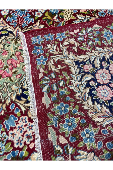 RD RAMAZAN DAG Hand Rug Art Hand-Woven Iranian Kirman Rug 2 El Size 370x276
