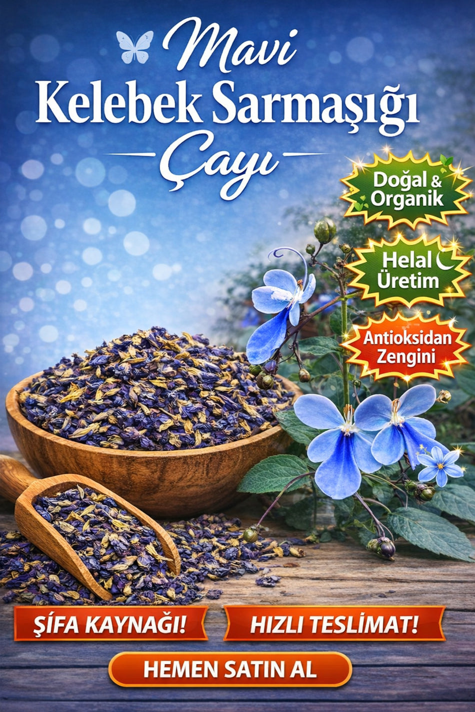 Diyet Avm Blue Butterfly Vine Flower Tea – 50 GR