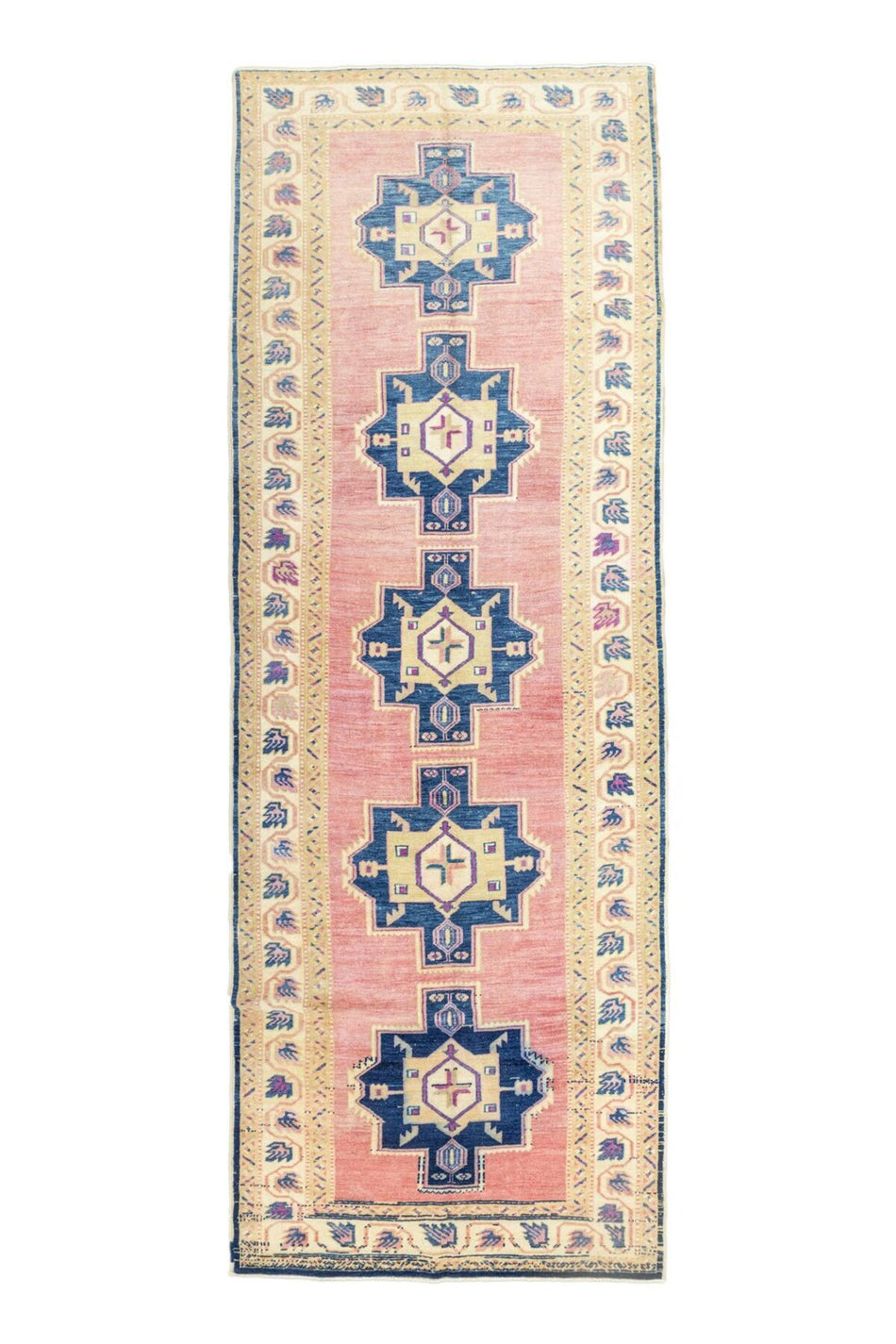Soho Antiq Avsar Rustic Patterned Handwoven Rug 132x381 cm - MALLTURK
