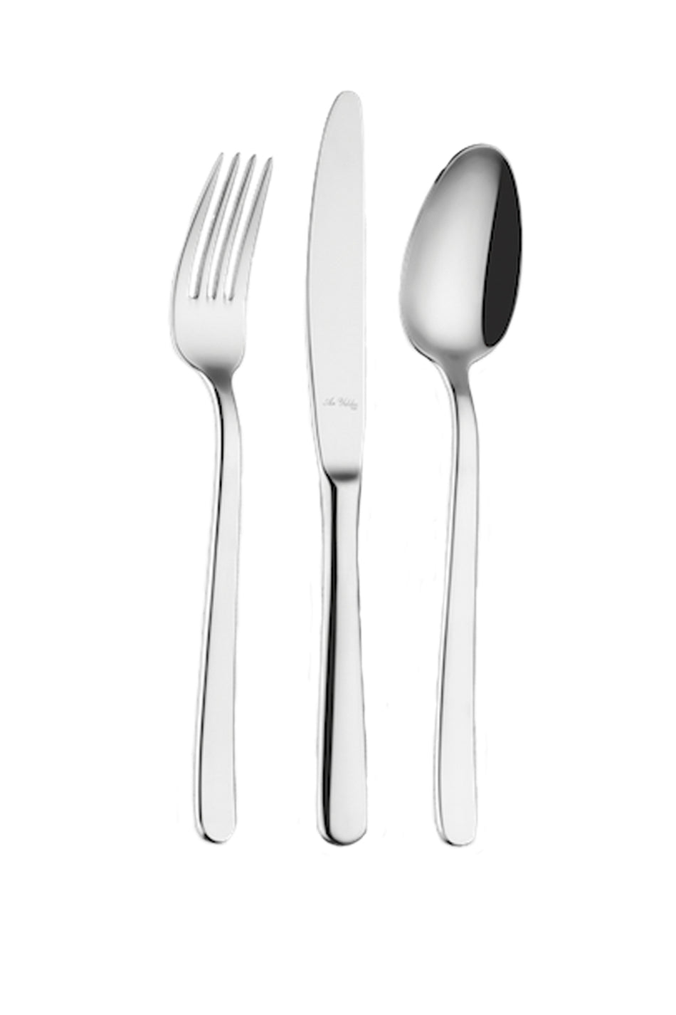 Aryildiz kristal 84 Piece 12 Place Setting Fork Knife Spoon Set - MALLTURK