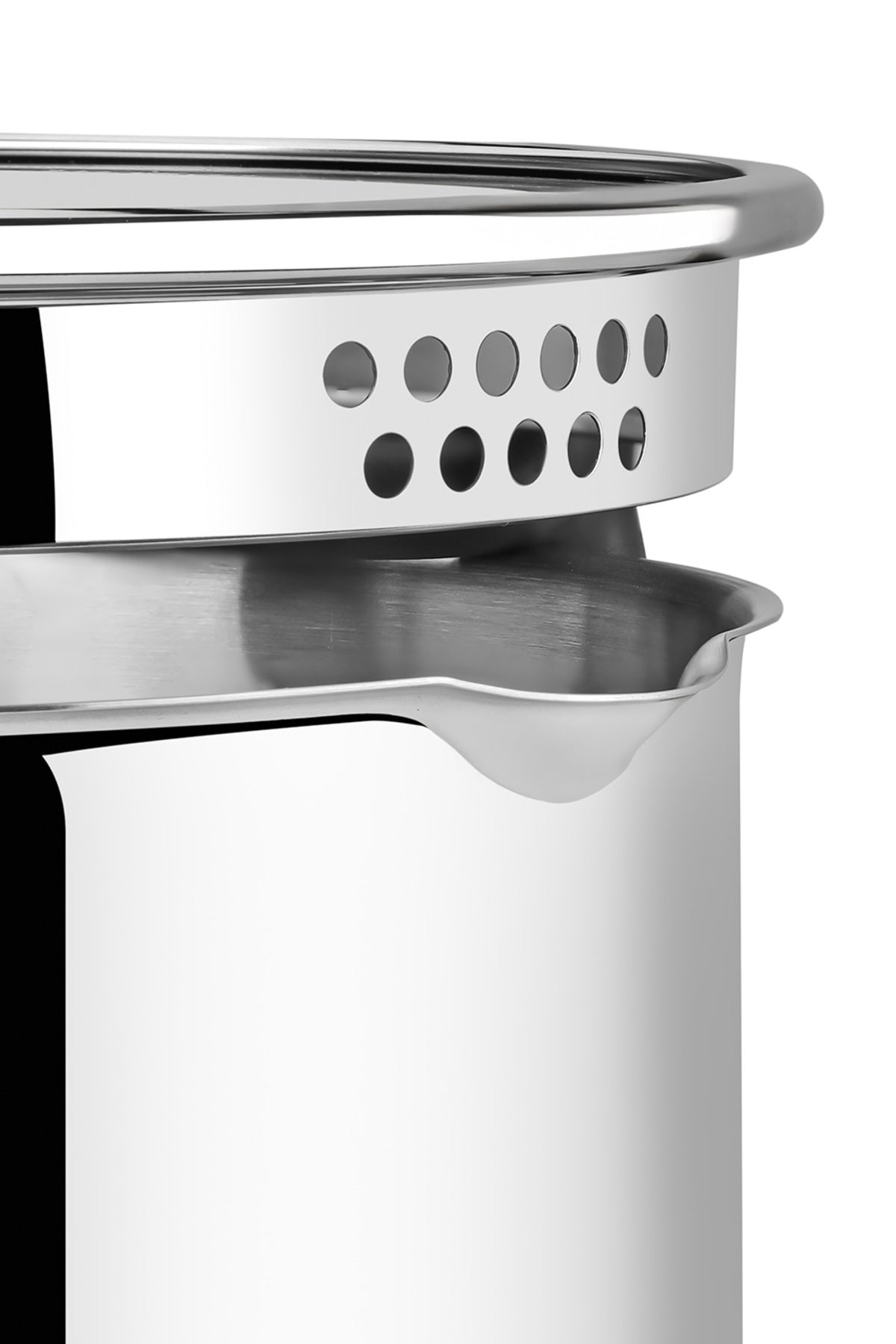 Nehir Napoli Suzgec with Lid Fonksiyonel Stock Pot - MALLTURK