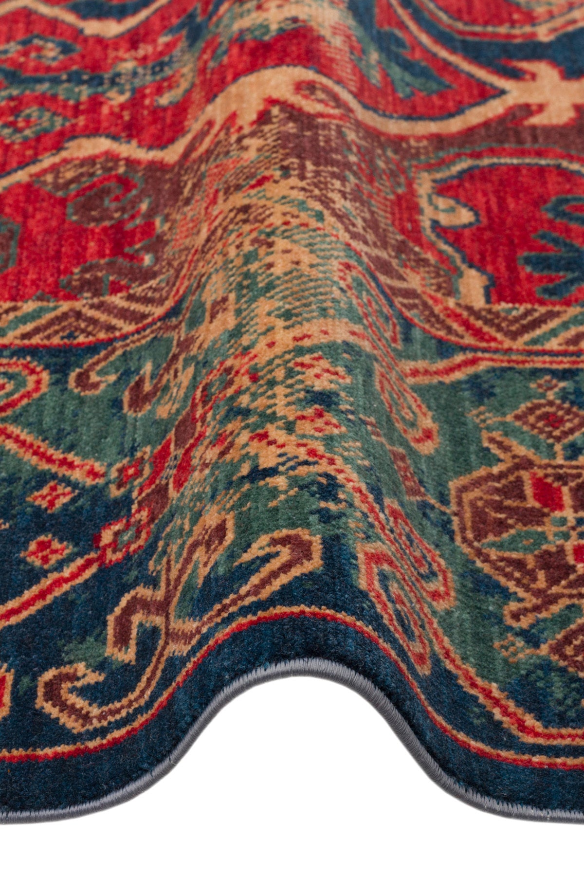 Cool Rug Mardin Red Anatolian Pattern Soft Parlak % 100 Natural Iplik Yunlu Hand-Woven Living Room Rug