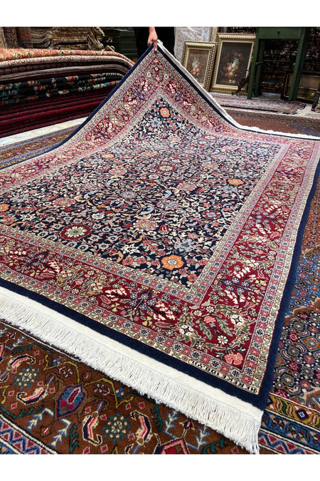 RD RAMAZAN DAG Hand Rug Art Hand-Woven Sumerbank Hereke Rug Signed Lalezar Design.Size 220x150. - MALLTURK