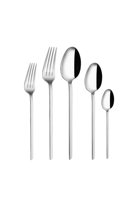 Aryildiz pesca 60 Piece 12 Place Setting Fork Spoon Set - MALLTURK