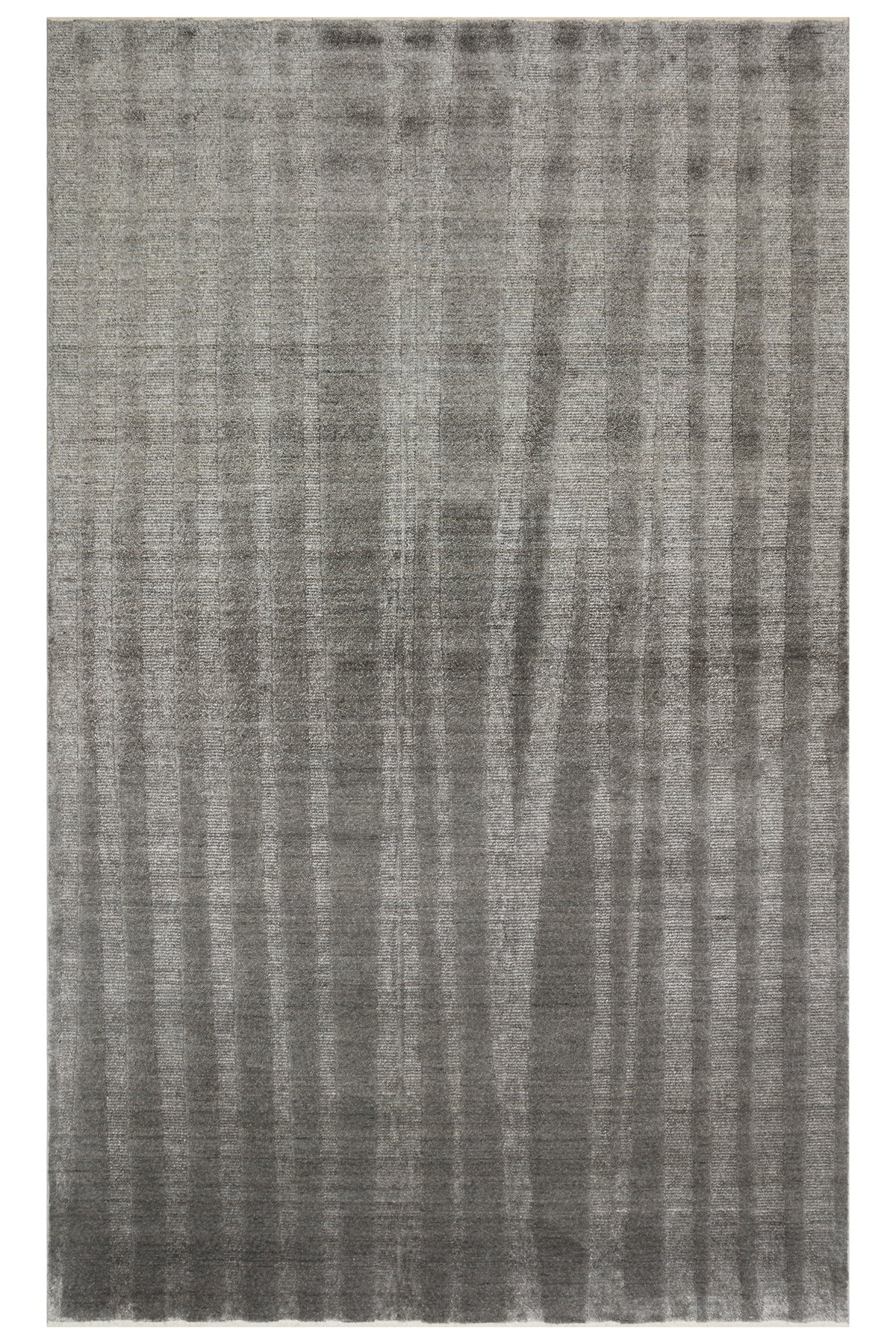 Nesem Hali Boutique EKOHali Gessi GES 01 Anthracite Non-Shedding, Handcrafted Modern Loom Carpet. - MALLTURK