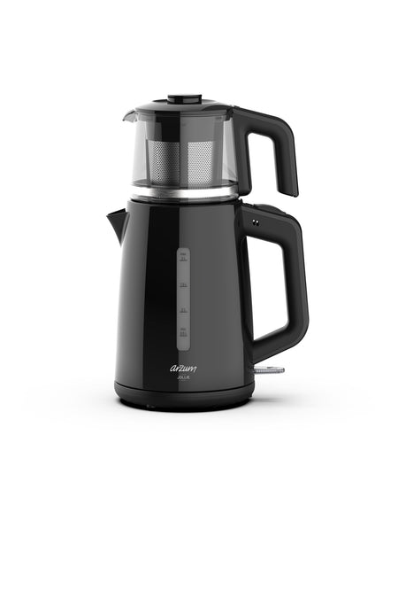 Arzum AR3151 Jollie Tea Maker 1650W, 1 L Teapot Capacity, Black - MALLTURK