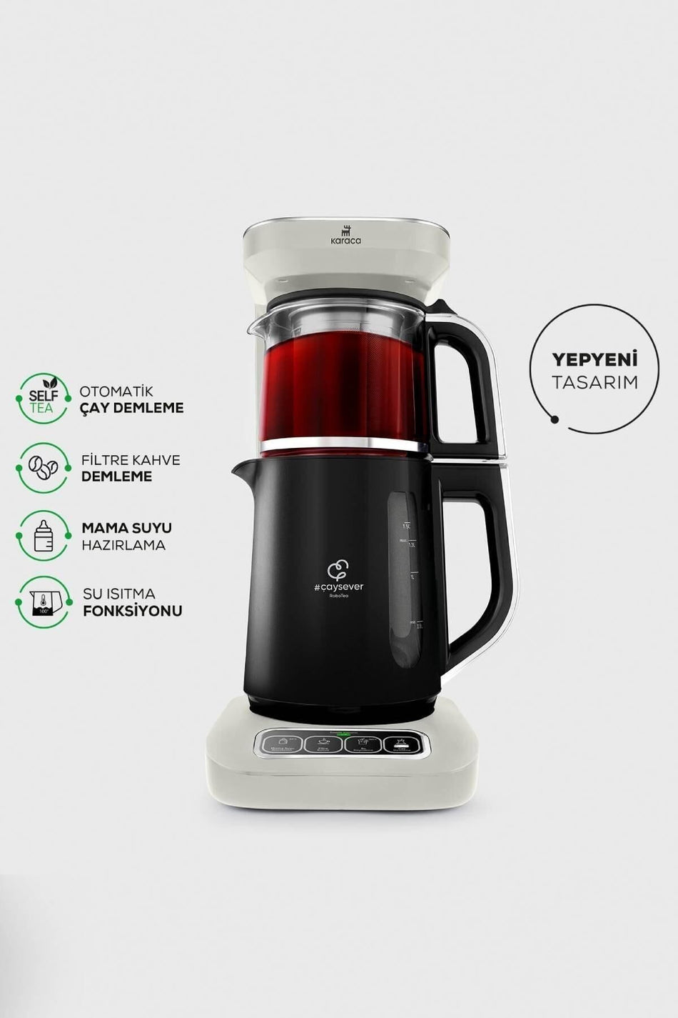 Karaca Robotea Pro 4 in 1 Talking Tea Maker Starlight - MALLTURK