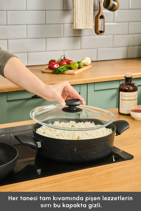 Karaca Defne Biogranit V2 7 Piece Cookware Set - MALLTURK