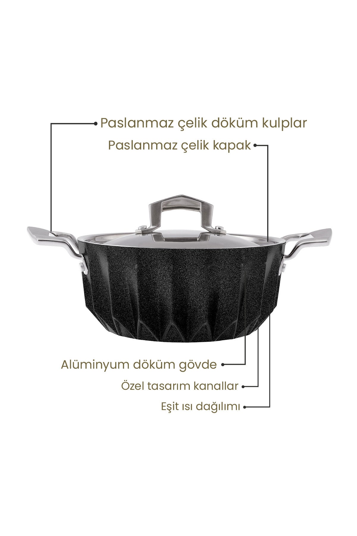 Emsan Diagon Stock Pot - MALLTURK