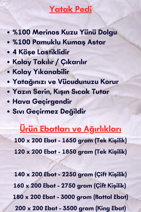 Focatex Cotton Mattress Pad - MALLTURK