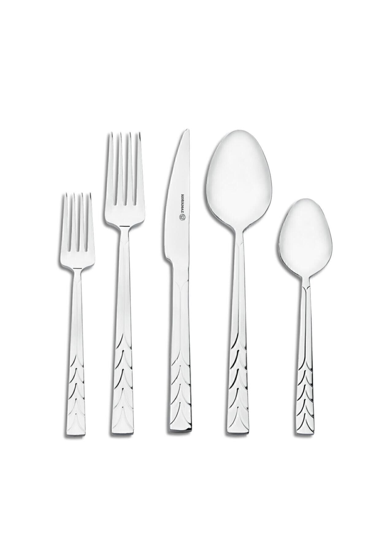 KORKMAZ a2483 palma Flatware Set 72 Piece - MALLTURK