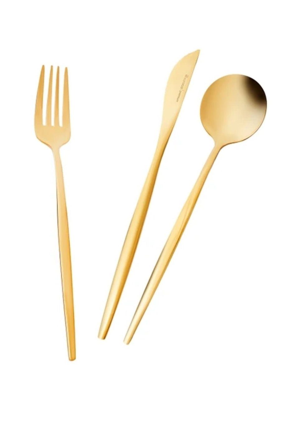 Karaca orion shiny champion parlak gold 30 Piece 6 Place Setting Flatware Boxed - MALLTURK