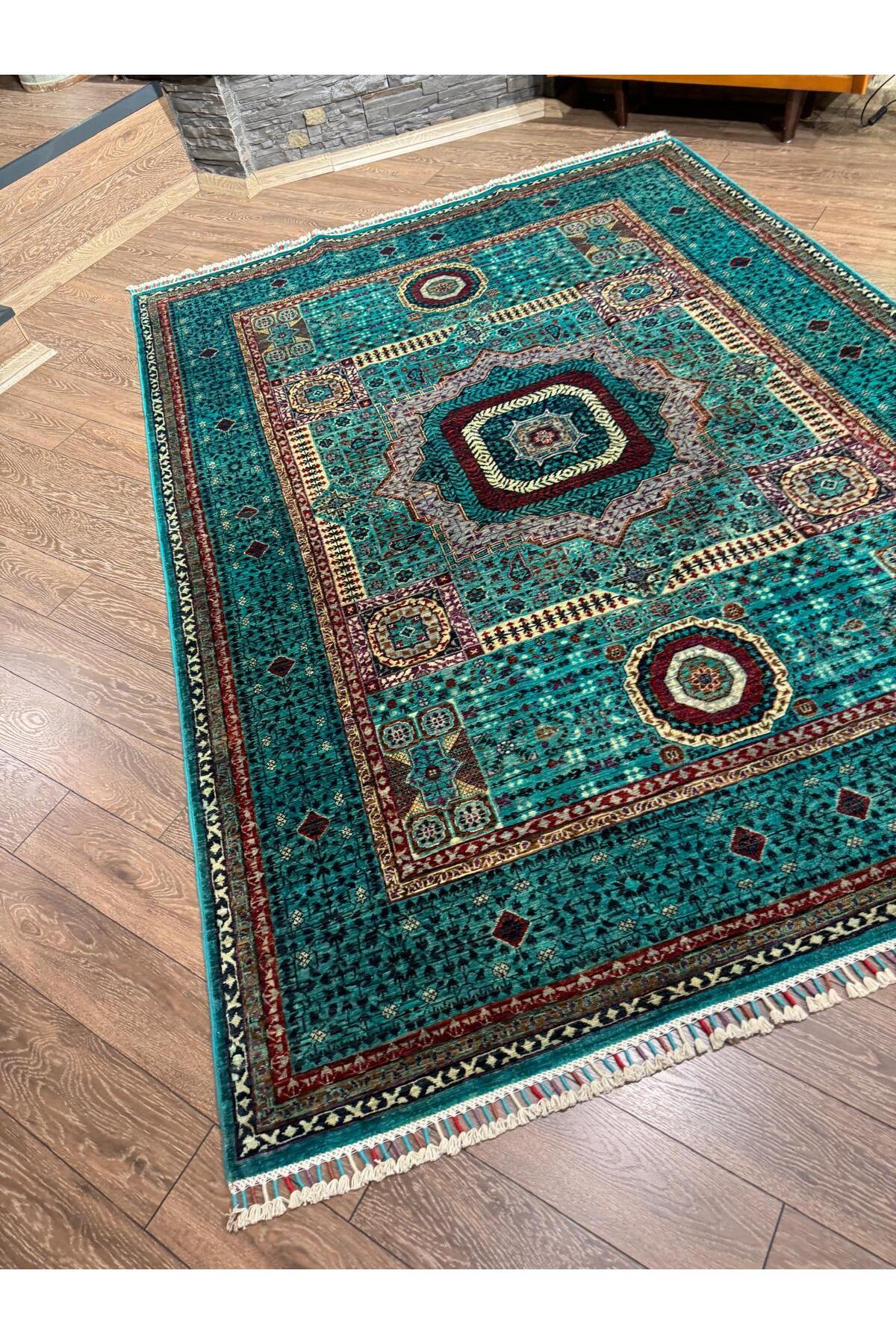 Rustikev Hand-Woven Afgan Memluk Rug 175 x 242 - MALLTURK