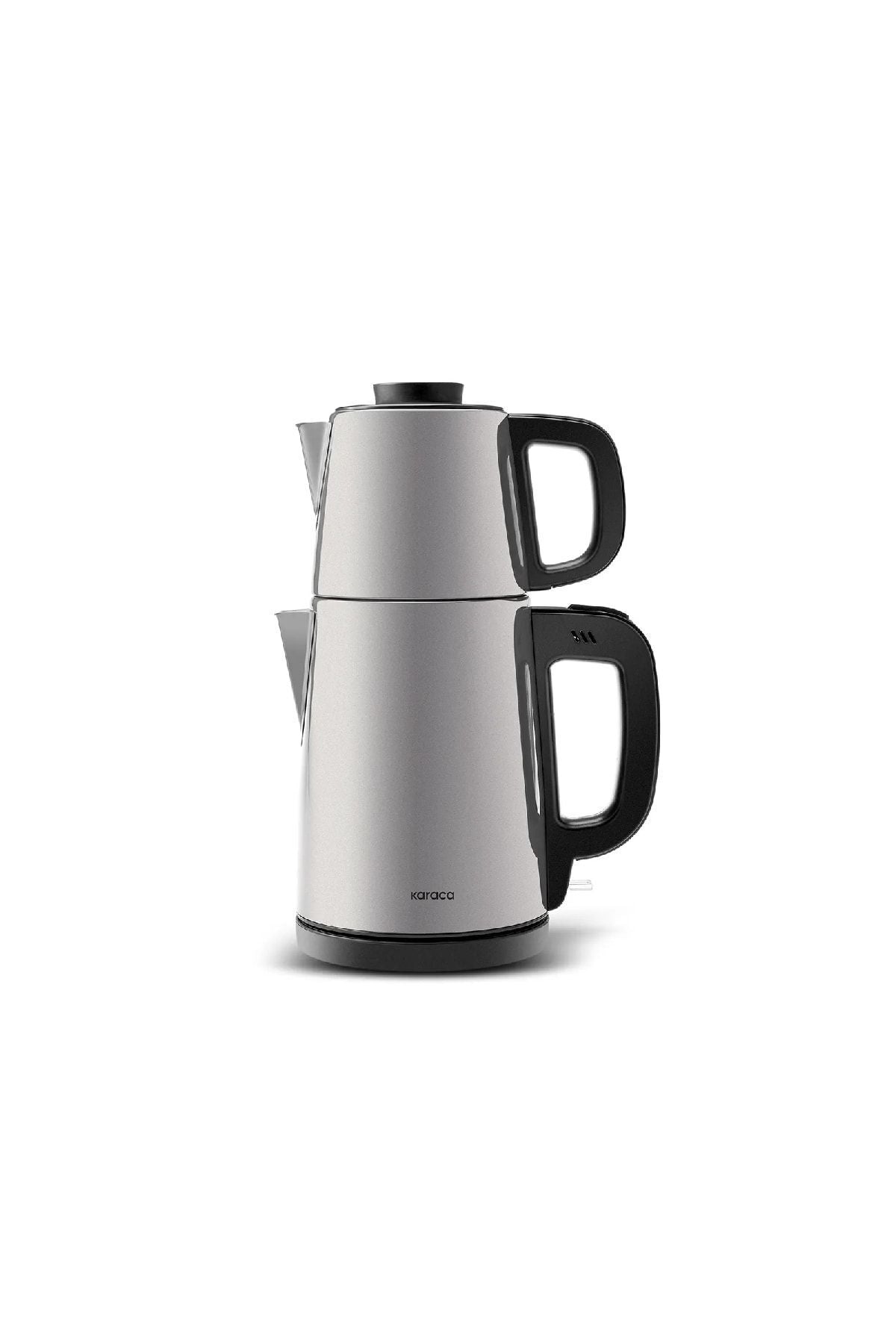 Karaca Tea Break Silver Stainless Steel Water Kettle & Tea Maker - MALLTURK