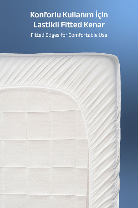 VISCOTEX Ultra Soft Waterproof Fitted Mattress Protector - MALLTURK