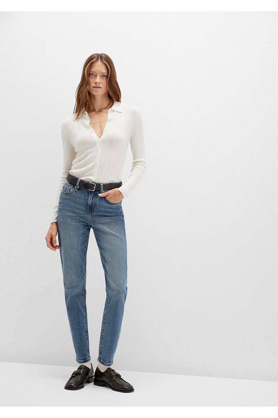 Mavi Jeans Cindy Classic Denim Shaded indigo 100277-90498 - MALLTURK