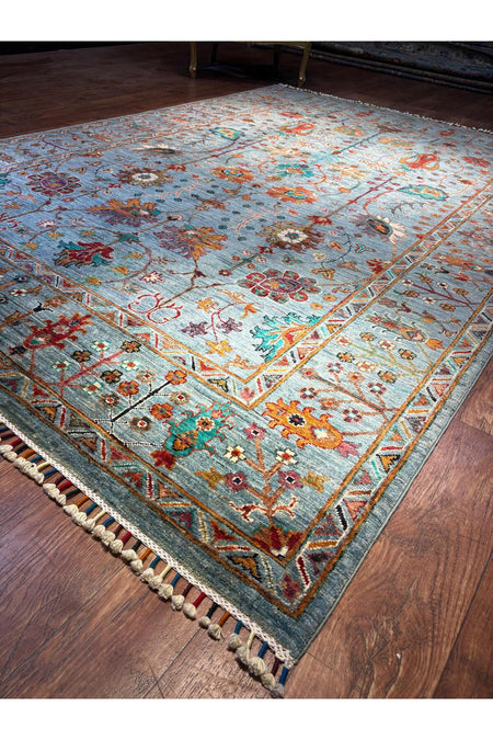 Wool Hand-Woven Afghan Rug