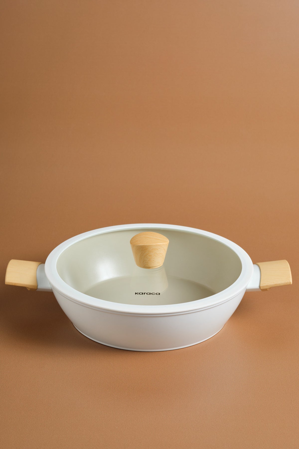 Karaca x Refika Swiss Crystal Almond Induction Compatible Saute Pan