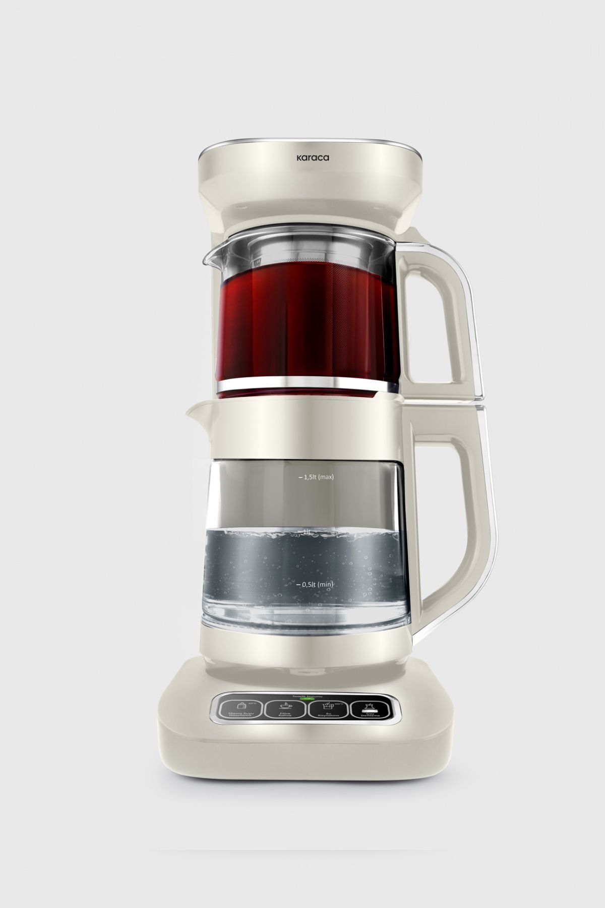 Karaca Robotea Pro 4 in 1 Talking Glass Tea Maker Starlight - MALLTURK