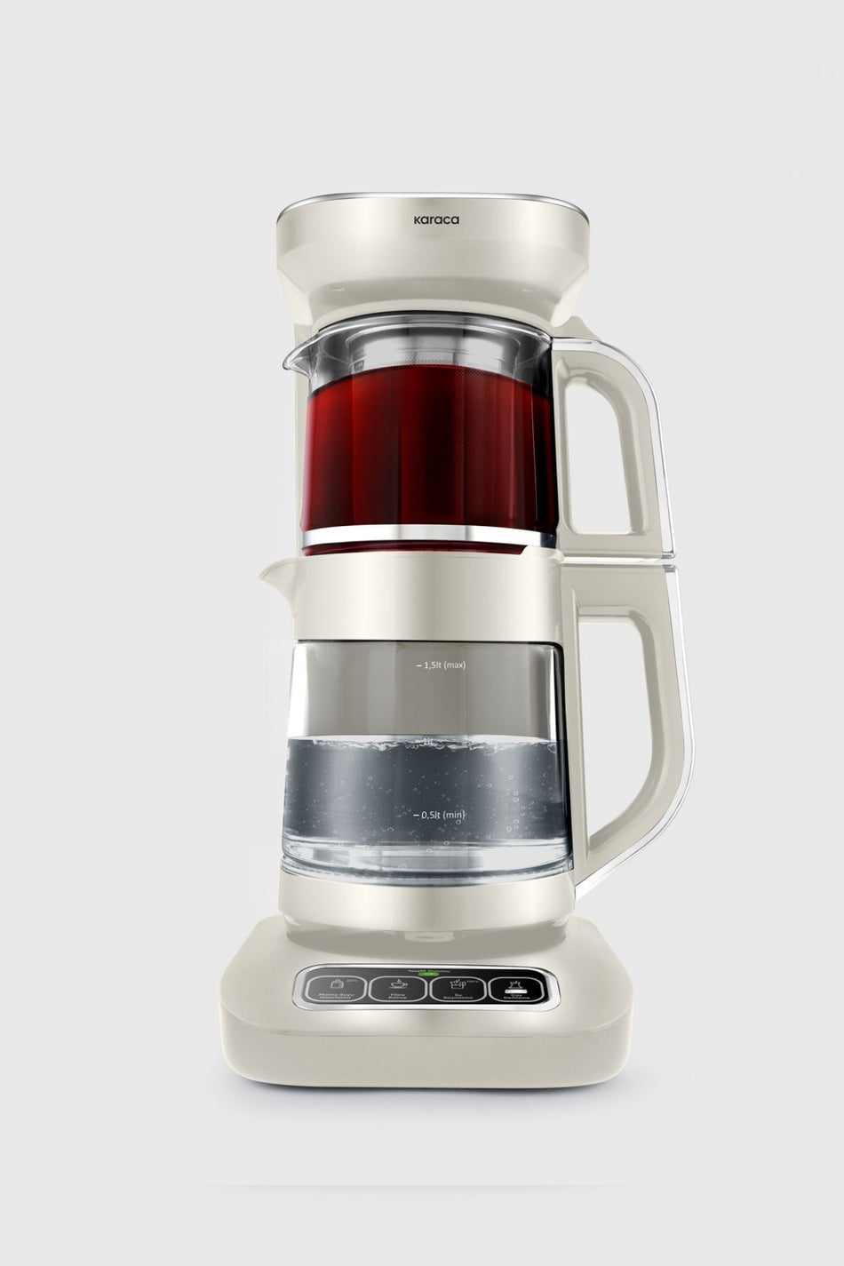 Karaca Robotea Pro 4 in 1 Talking Glass Tea Maker Starlight - MALLTURK