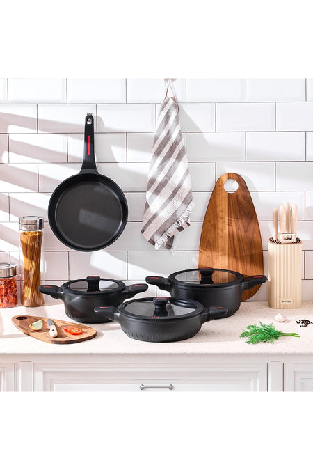 Aryildiz Brantley 7 Piece Cookware Set