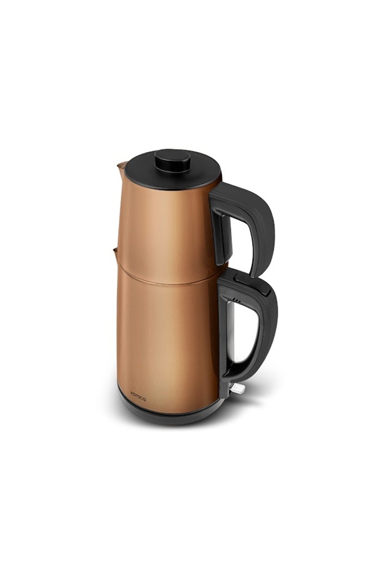 Karaca Gastro Dem 2 in 1 Stainless Steel Tea Maker and Water Heater Copper - MALLTURK