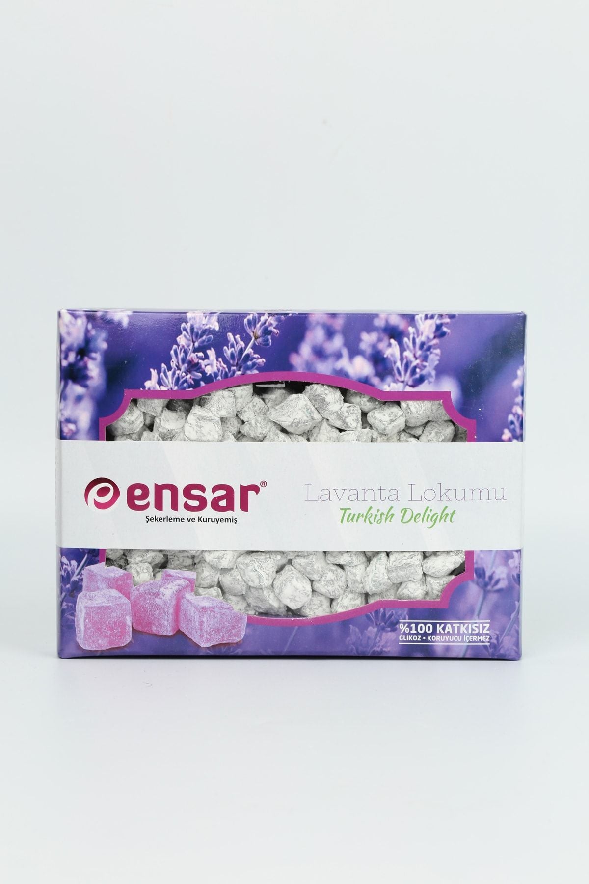 Ensar Sekerleme Lavender Flavored Turkish Delight 250gr - MALLTURK