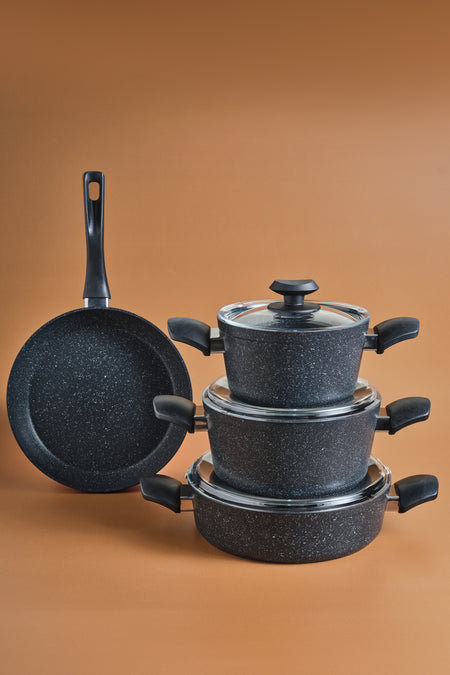 Karaca Defne Biogranit V2 7 Piece Cookware Set - MALLTURK