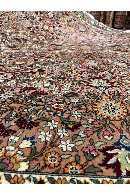RD RAMAZAN DAG Hand Rug Art Hand-Woven Hereke Rug Lalezar Design Premium Quality Size 240x196 - MALLTURK