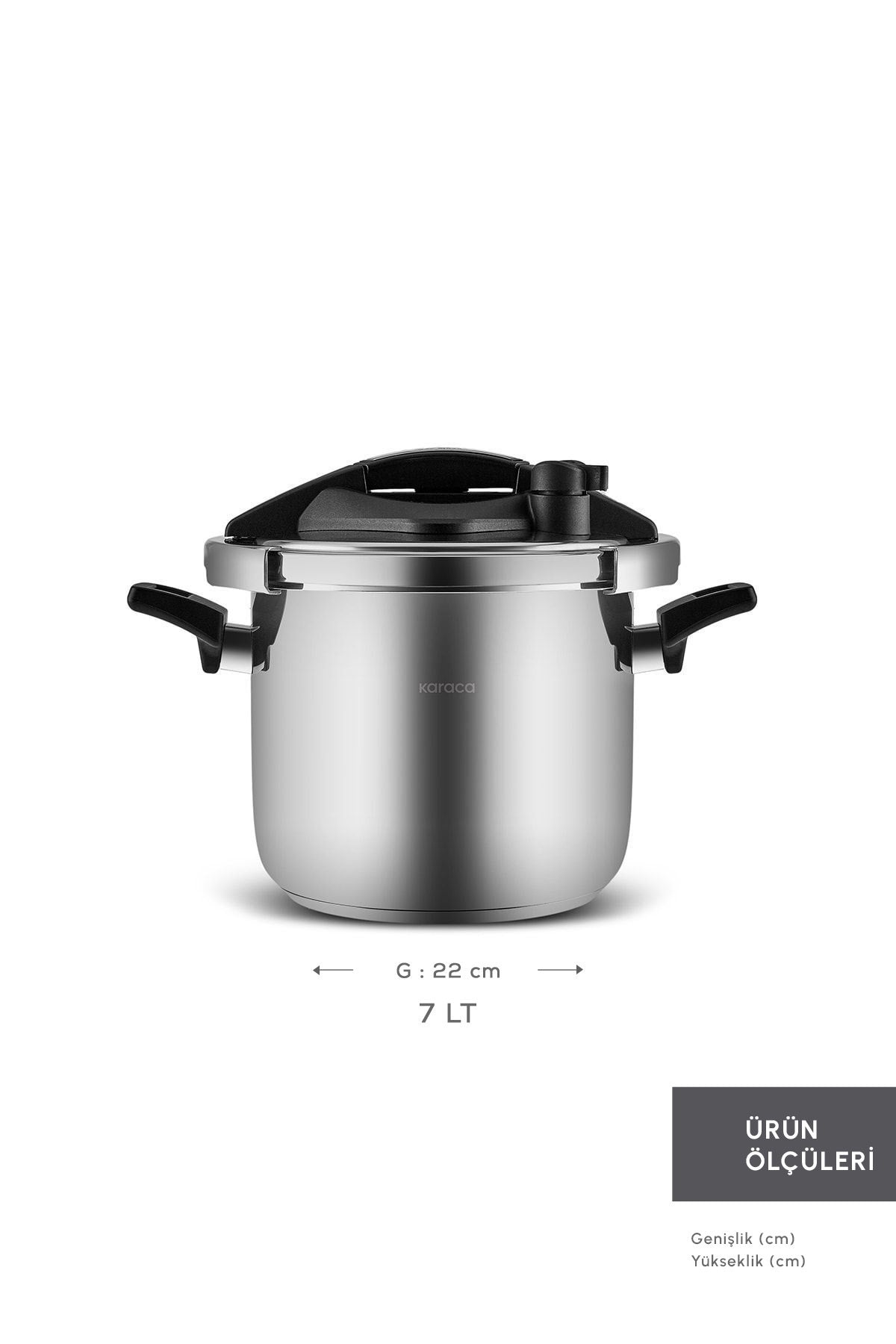 Karaca Marseille induction Base Pressure Cooker 7 Liters - MALLTURK
