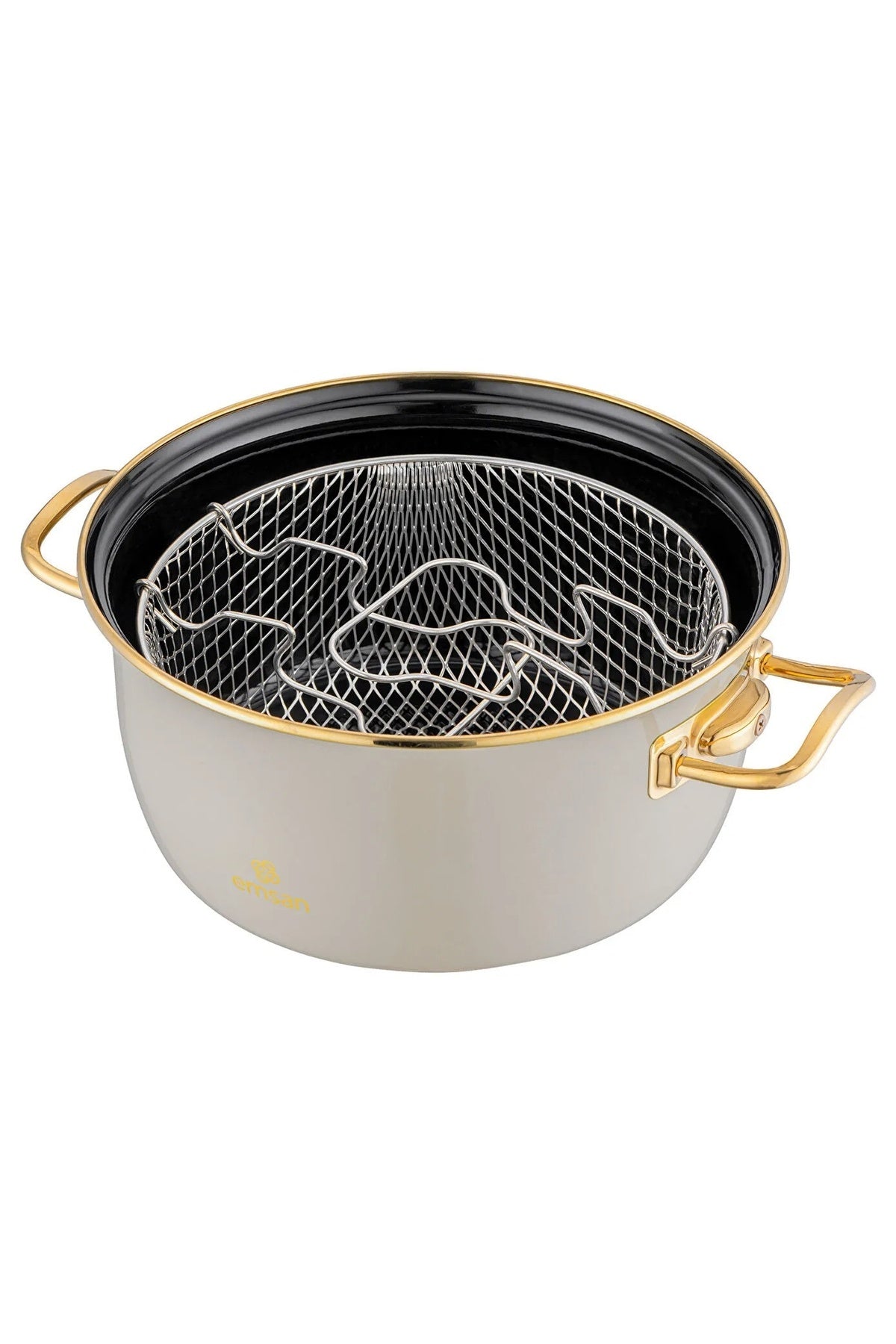 Emsan Retro Enamel Frying Pot