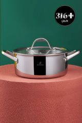 Karaca 3ply Powersteel 316 Induction Compatible Pot