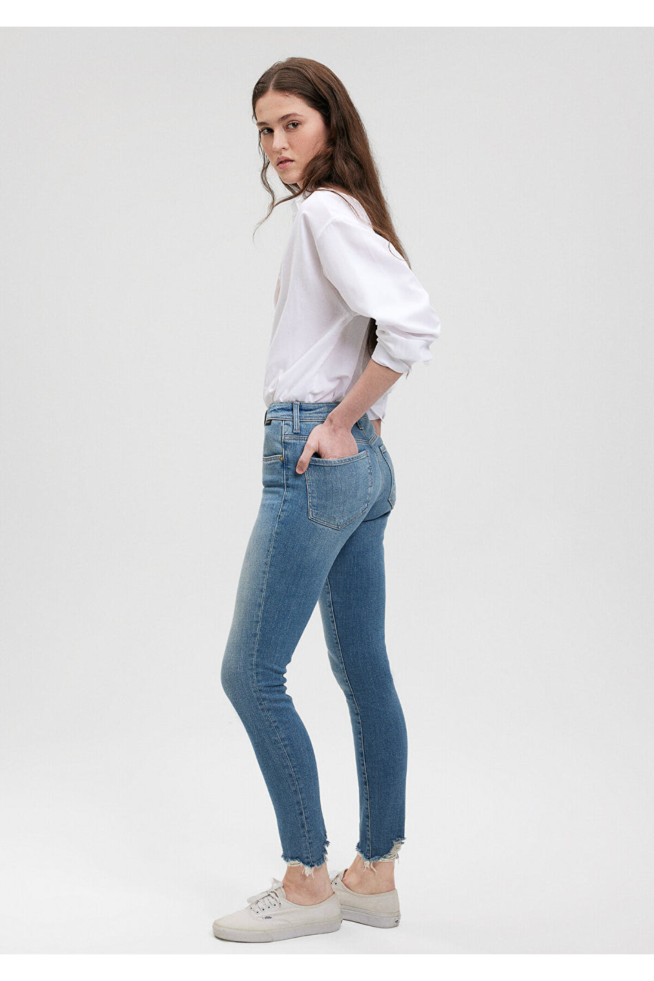 Mavi Tess Gold Premium indigo Si Jean Trousers 100328-84205 - MALLTURK
