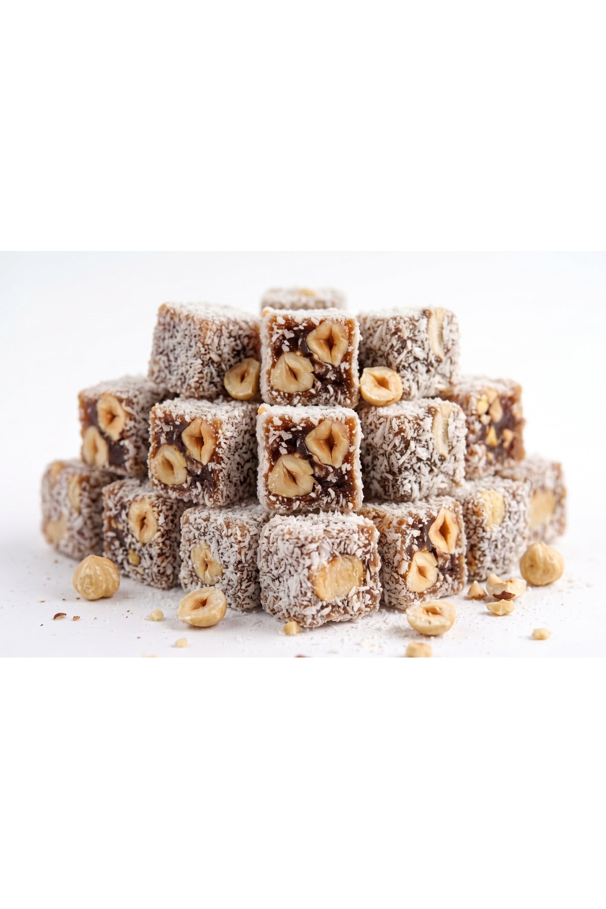 Sesen sekerleme Double Roasted Hazelnut Turkish Delight 1000gr - MALLTURK