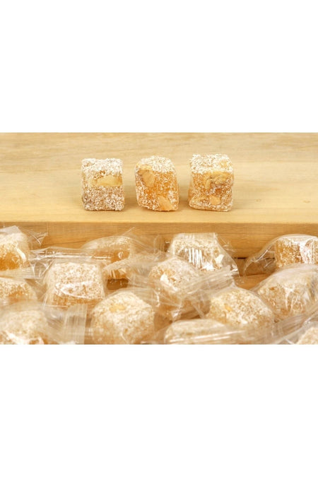 HANEZAN Hazelnut Double Roasted Turkish Delight 500 g tek tek posetli - MALLTURK