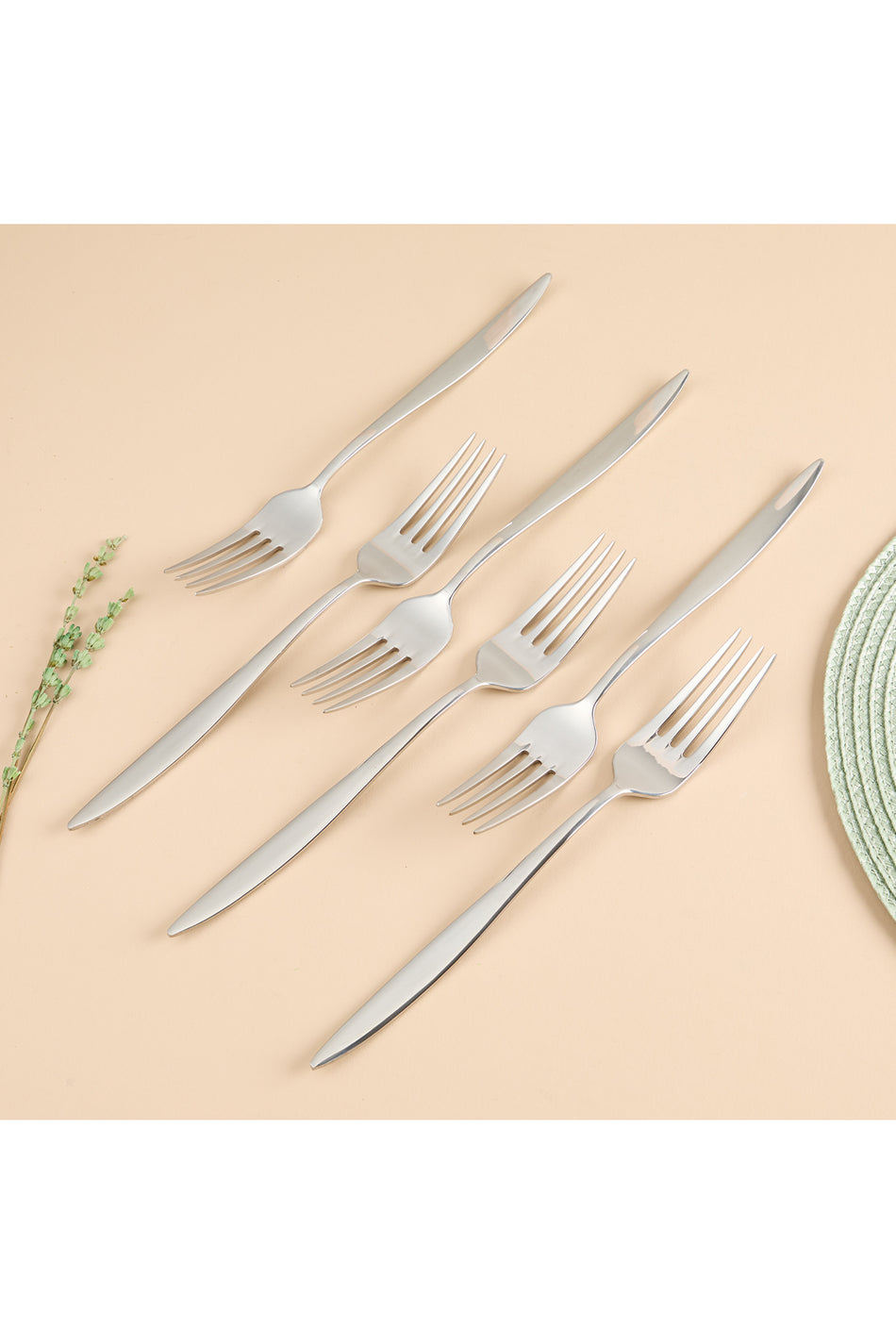 Aryildiz Chrome elegant Blister Pack Dinner Fork 6li - MALLTURK