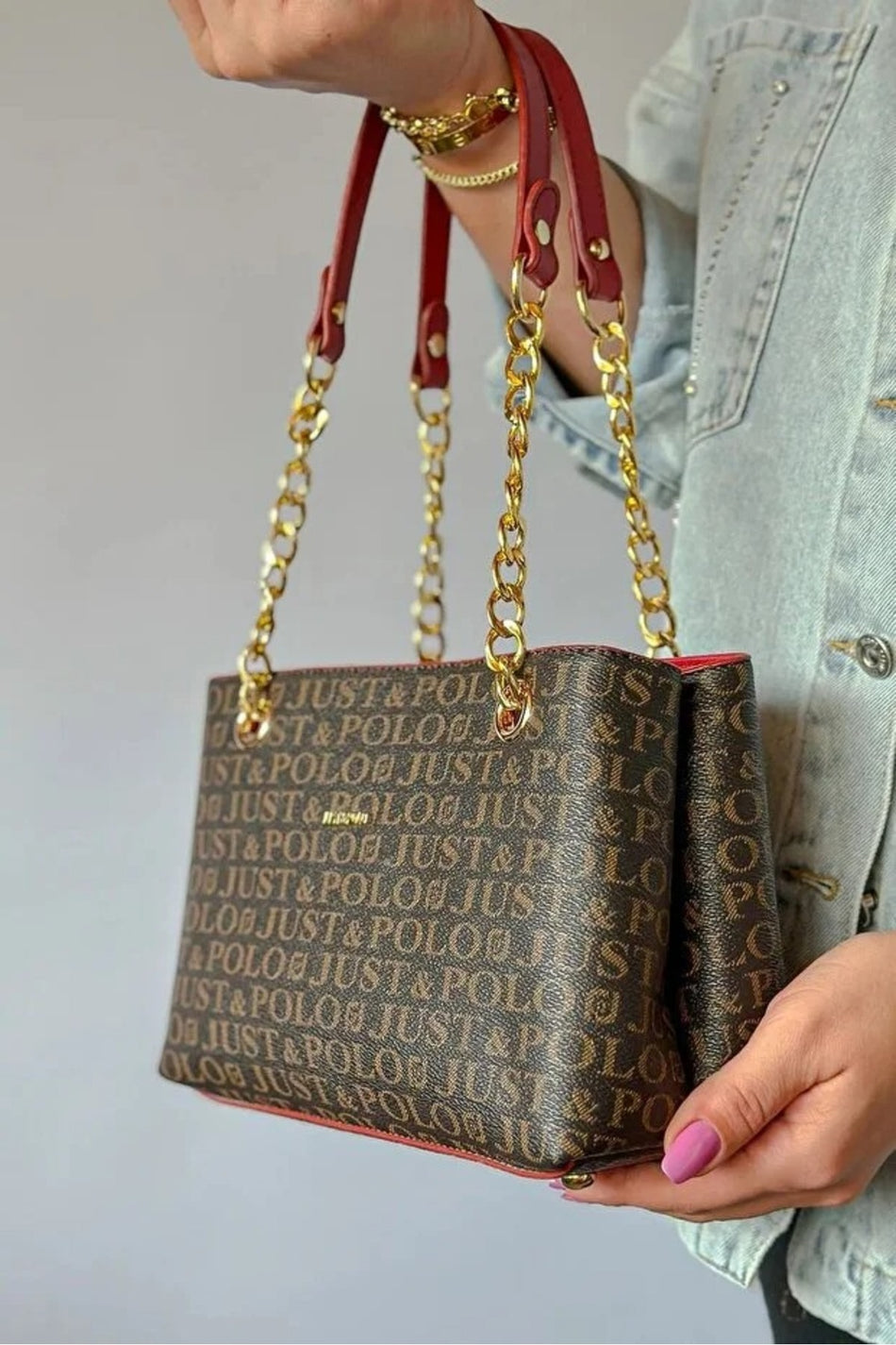 Just Polo Women's Bag JPM2181 Brown - MALLTURK