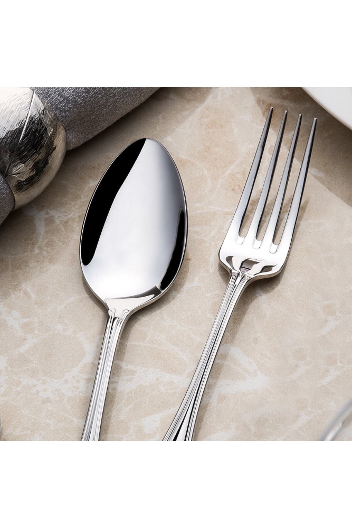Nehir lalezar Plain 30 Piece kucuk aile takimi bicaksiz - MALLTURK