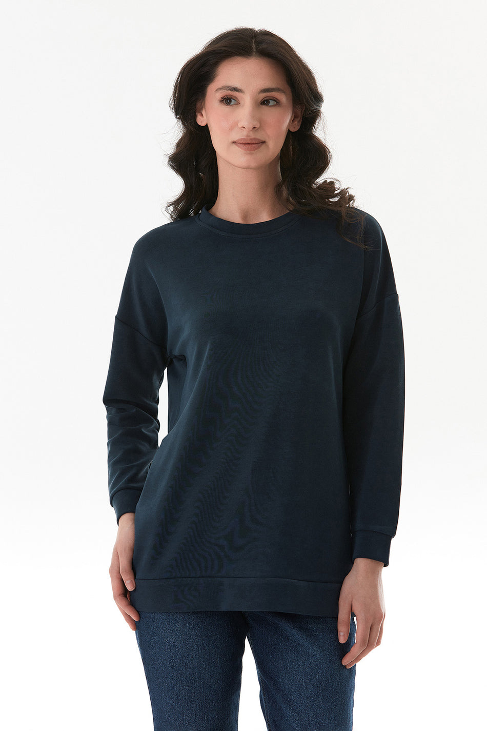 Basic Crew Neck Modal Tunic