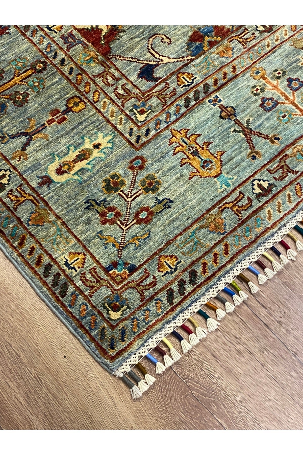 fethiyehalikilim Hand-Woven afgan buz mavisi sultani Rug 305X210 [6,41m2] %100 Hand-Woven - %100 HANDMADE - MALLTURK