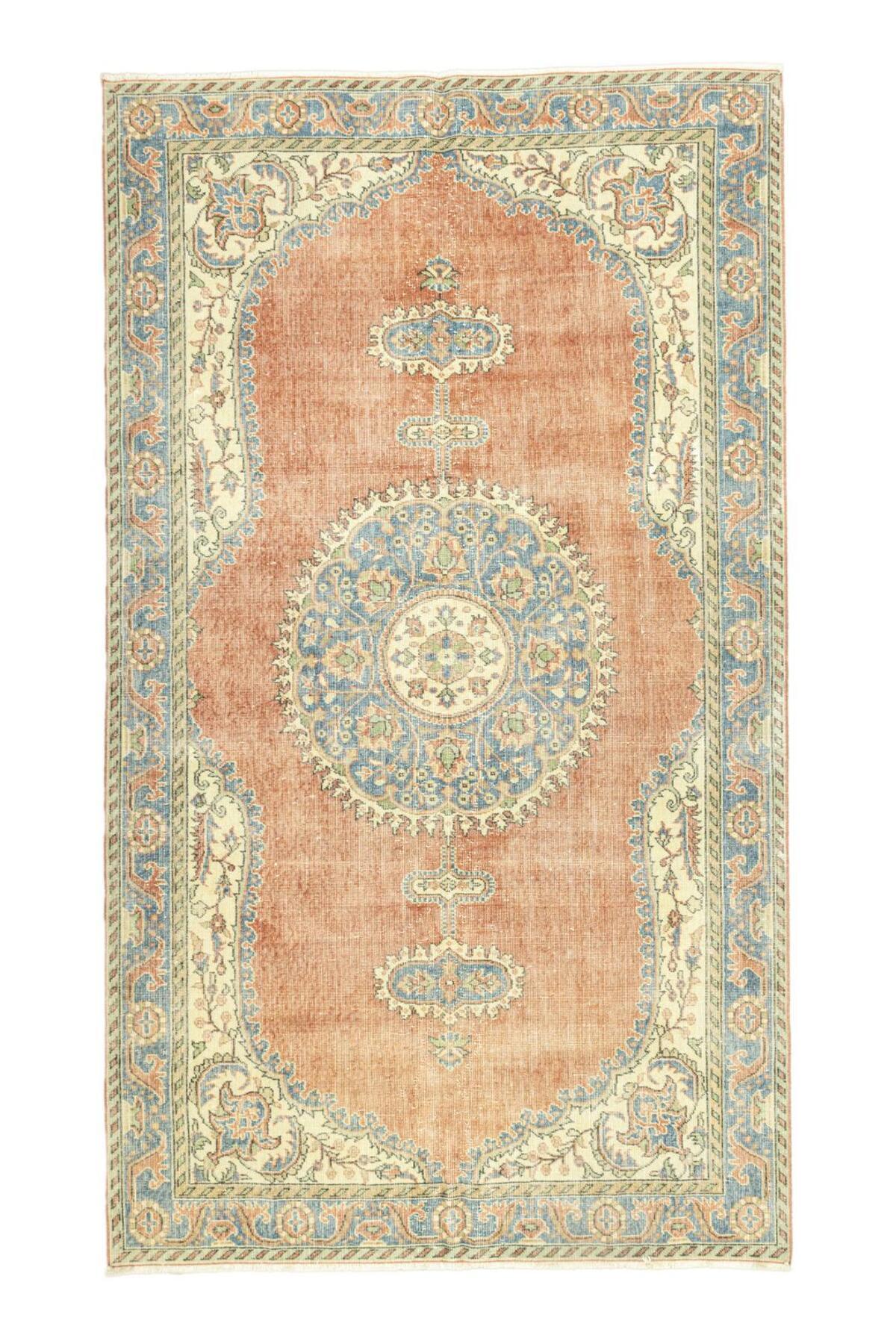 Soho Antiq Camel Madalyon Pattern Rug 190x310 cm - MALLTURK