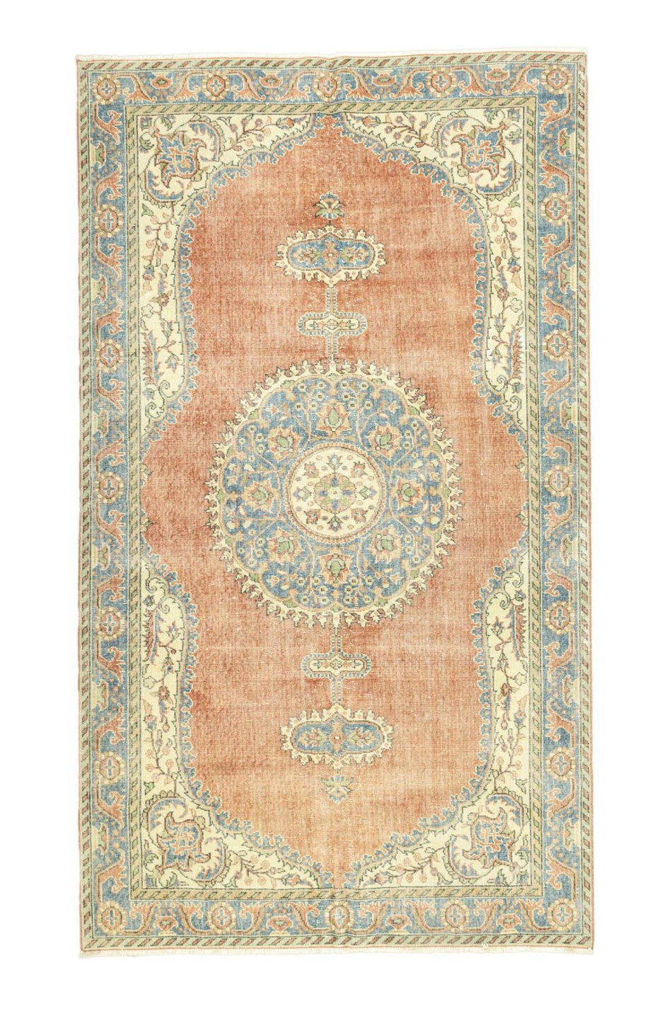 Soho Antiq Camel Madalyon Pattern Rug 190x310 cm - MALLTURK
