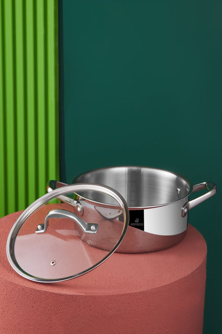 Karaca 3ply Powersteel 316 Induction Compatible Pot
