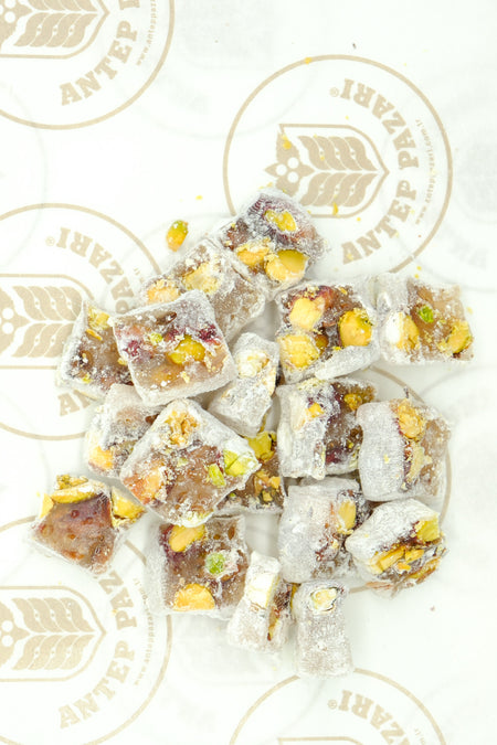 Antep Pazari Extra Pistachio Double Roasted Turkish Delight 125g - MALLTURK