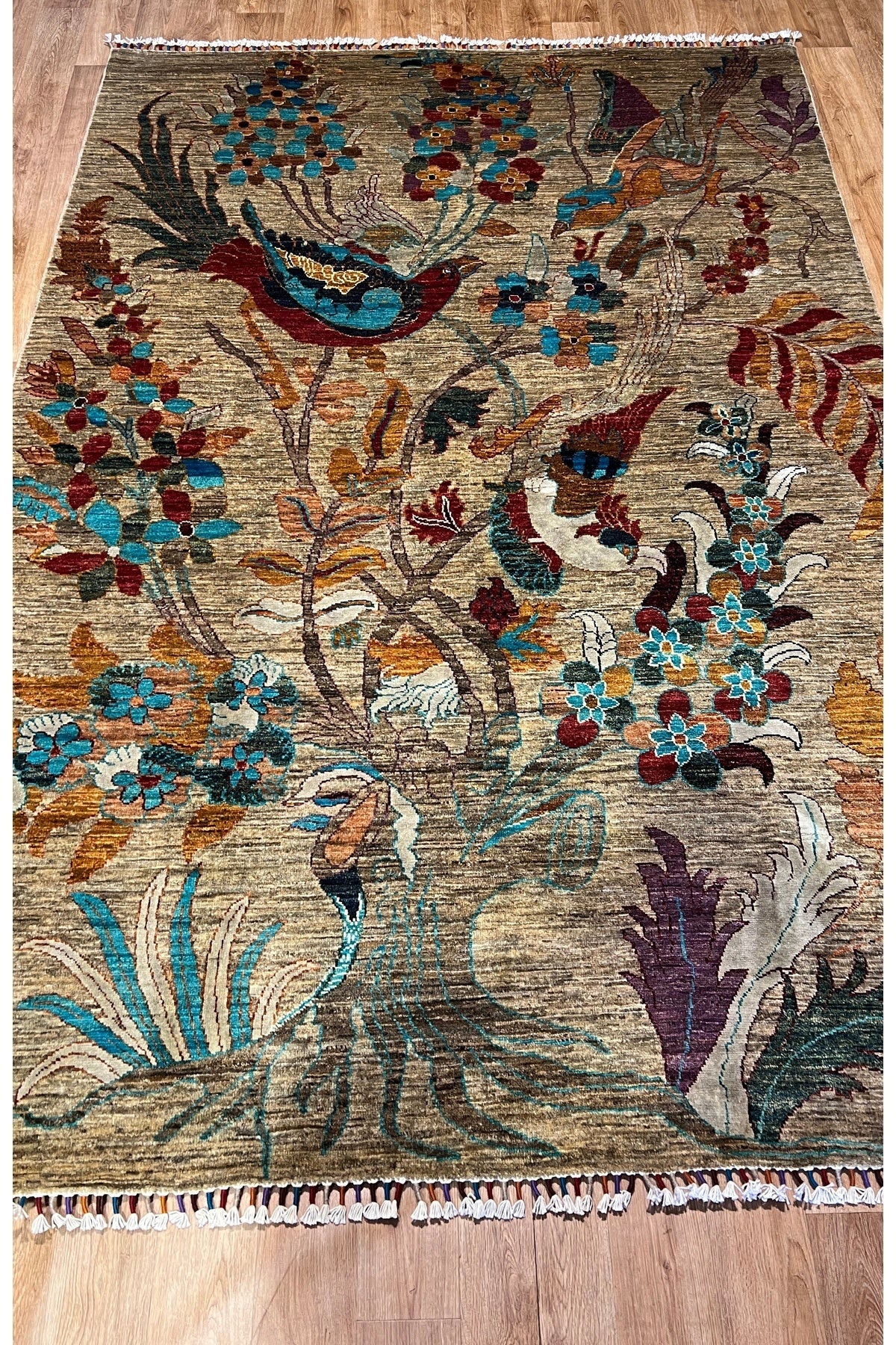Turkmen Rug Hand-Woven Afghan Rug