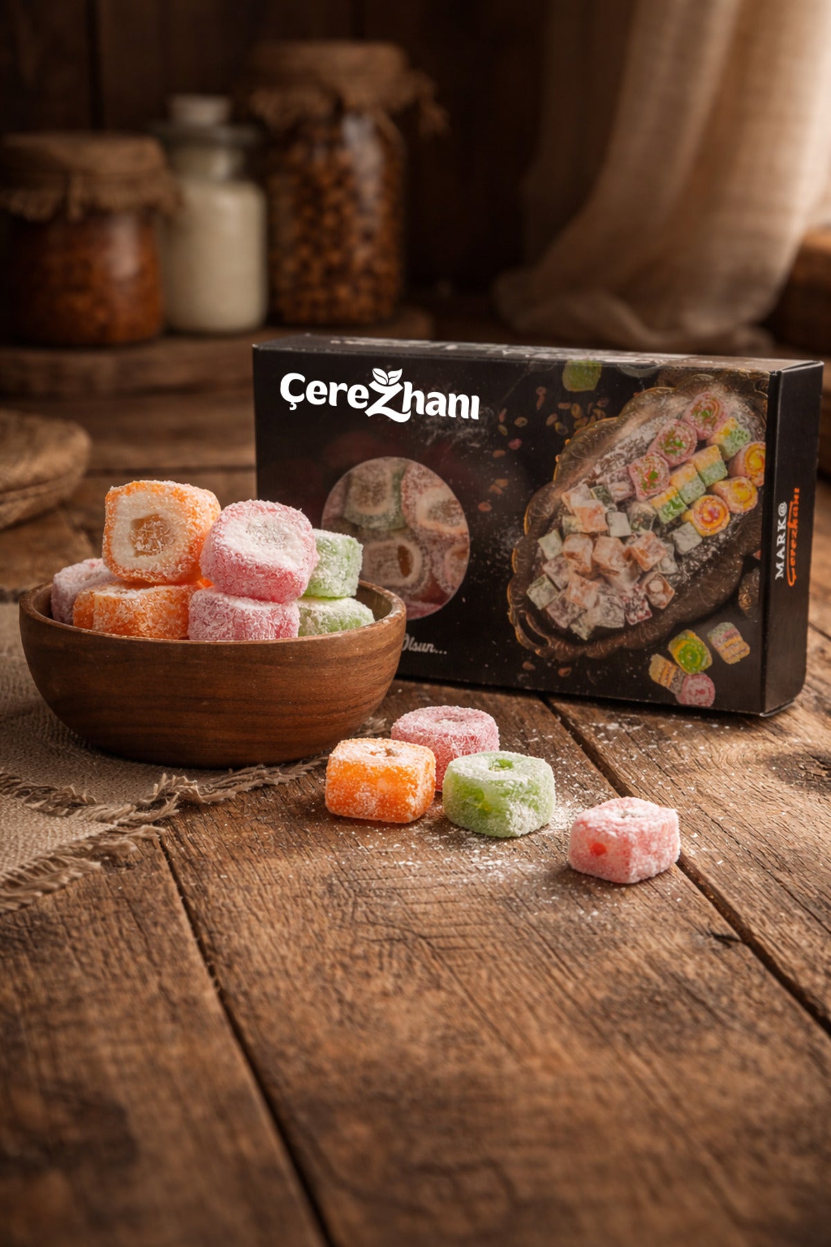 Cerezhani Sultan Style Fruit Flavored Turkish Delight 500 g - MALLTURK