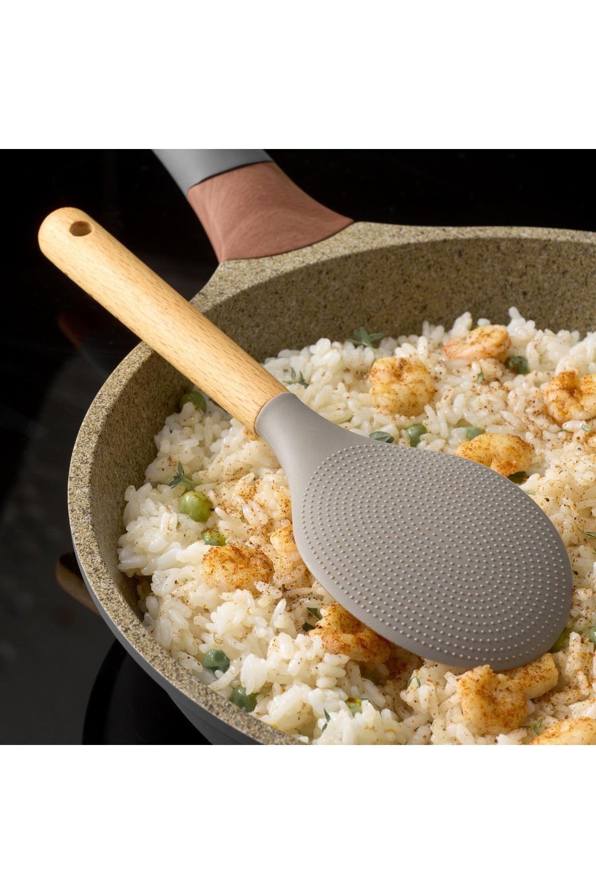 Jumbo smart grey Rice Spoon - MALLTURK