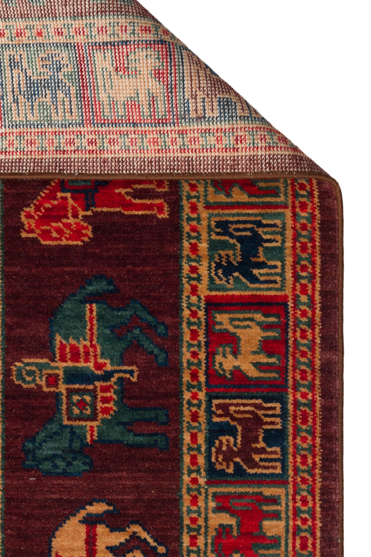 Cool Rug Mardin Brown Hand-Woven Ethnic Bordurlu Anatolian Motif Eski Zamansiz Vintage Salon Living Room Rug