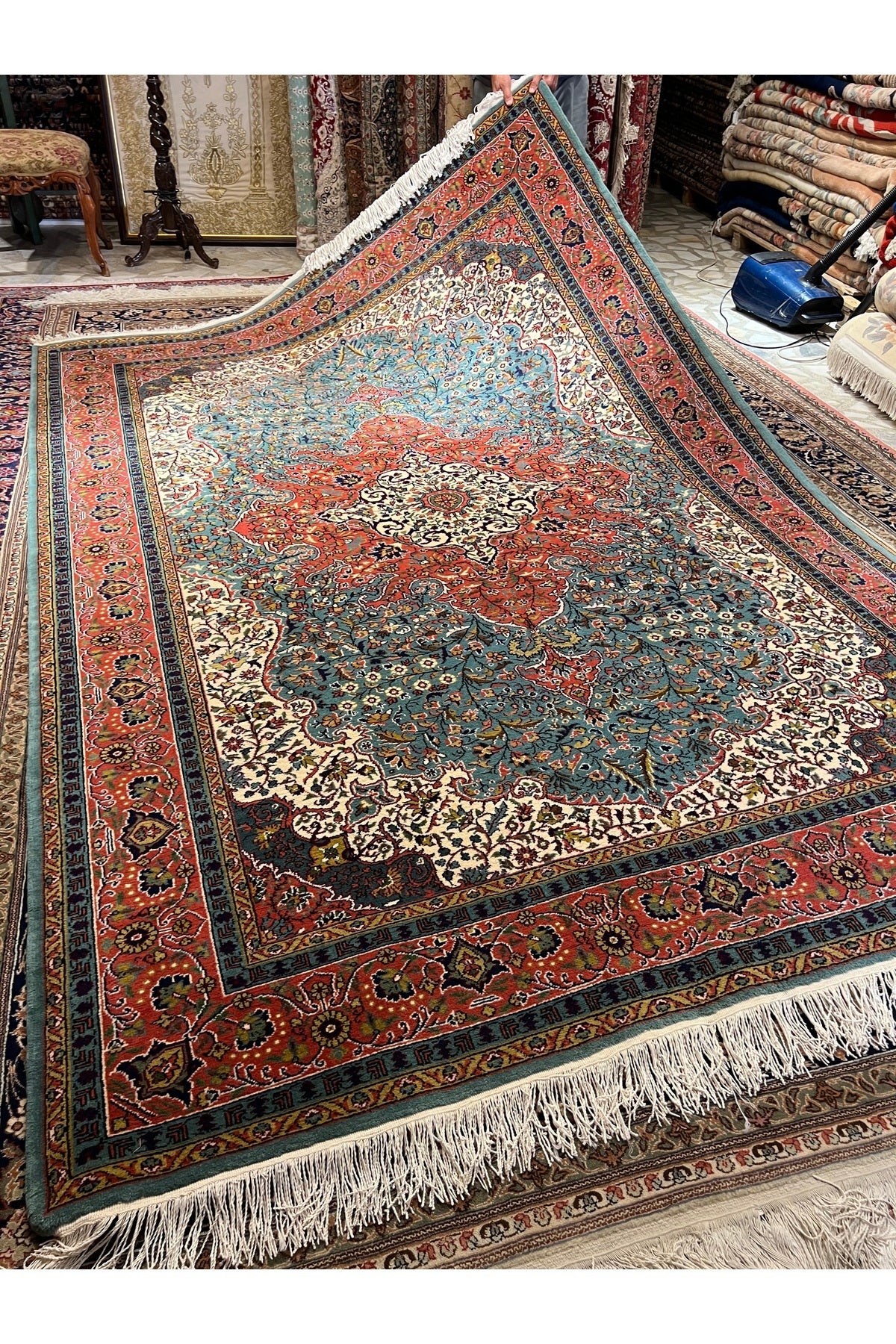 RD RAMAZAN DAG Hand Rug Art Hand-Woven Konya Ladik Kaplan Rug Size 300x200