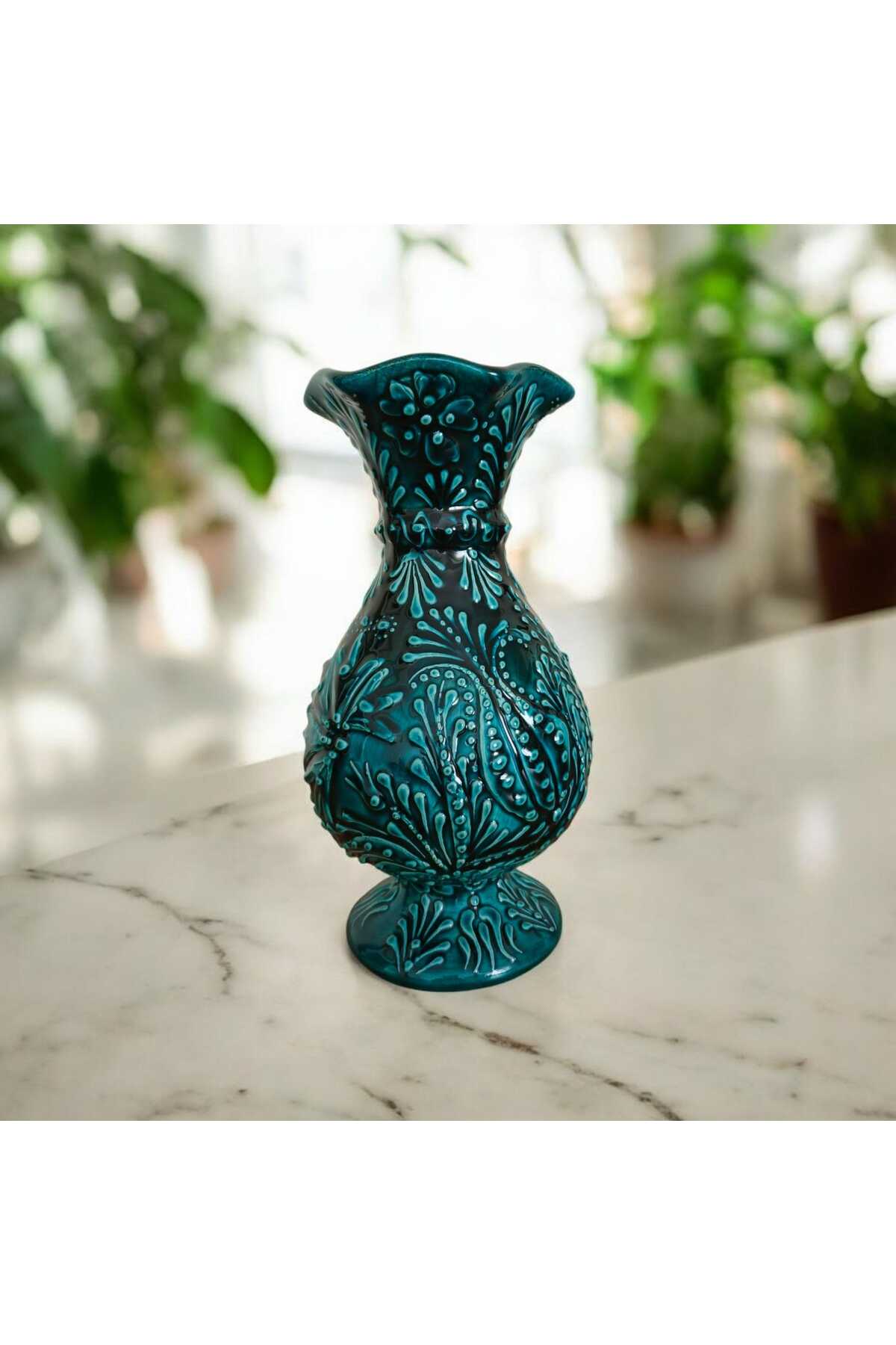 Sema Cini Handmade Ceramic 3-Piece Hyacinth Vase Set - MALLTURK
